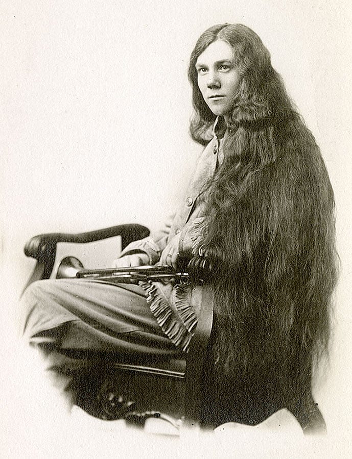 Cody Bell as Wild West sideshow performer, 1912. MS 294 Bell Family Collection. P.294.26