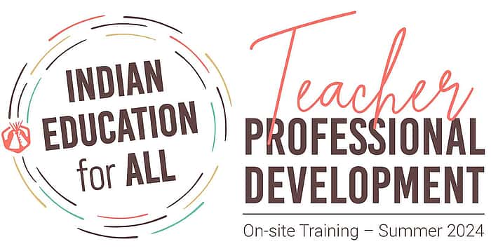 Indian Education for All Teacher Professional Development logo