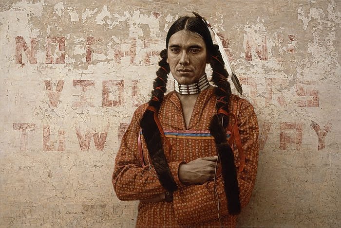 "A Contemporary Sioux Indian" by James Bama, 1978. 19.78