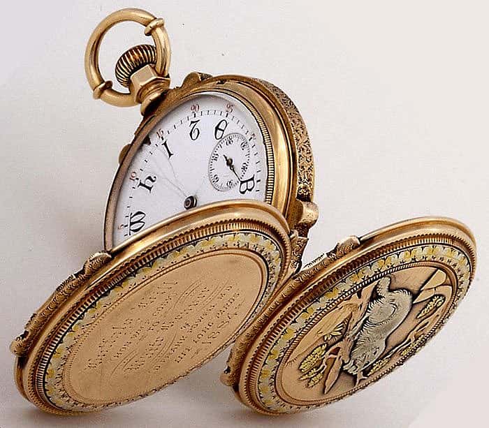 A Treasure from Our West: "White Beaver" pocket watch. 1.69.2658
