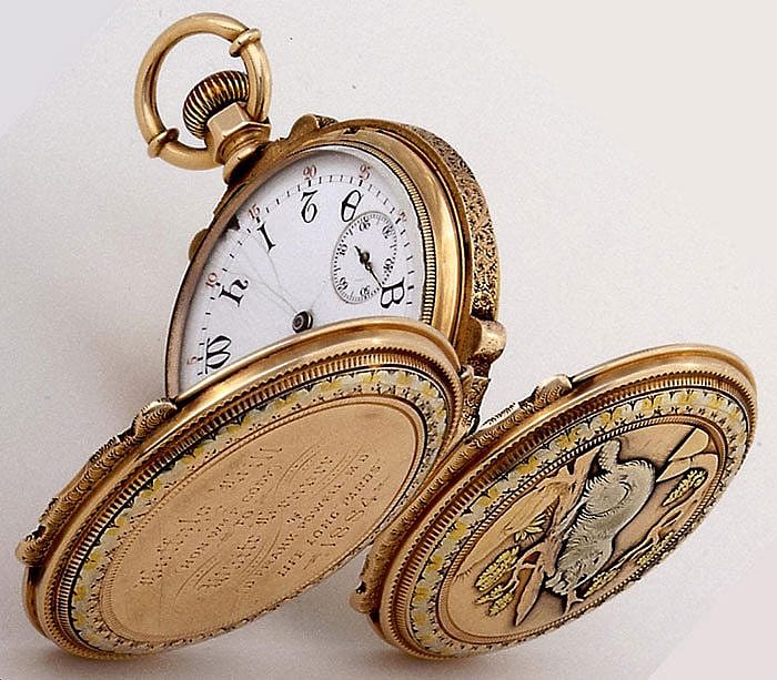 A Treasure from Our West: "White Beaver" pocket watch. 1.69.2658
