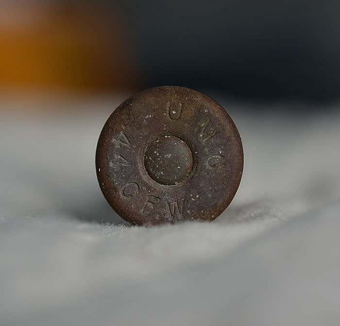 The cartridge found in the stock of the Great Basin's "Forgotten Winchester."