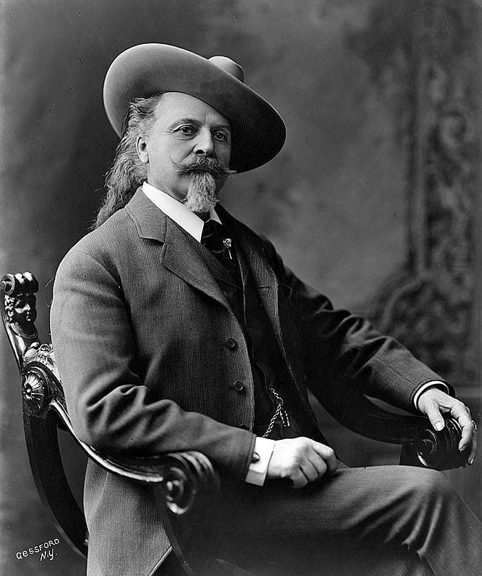 Buffalo Bill, ca. 1889. MS 6 William F. Cody Collection. P.69.770