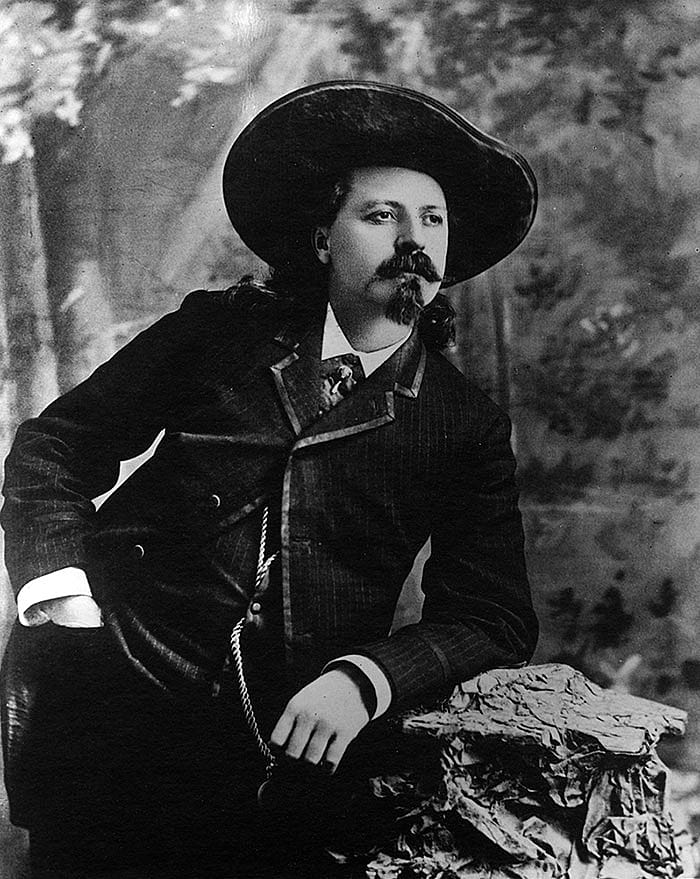 Young William F. Cody. Despite the setbacks of 1876, Cody had things going his way again by 1881, when this portrait was made. MS 6 William F. Cody Collection, McCracken Research Library. P.69.140