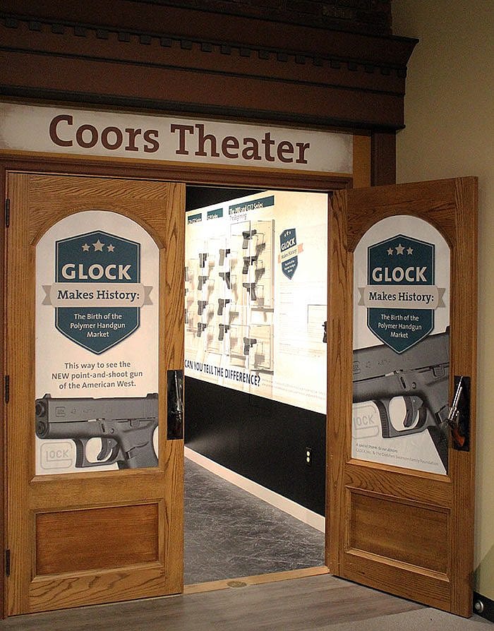 "GLOCK Makes History" exhibit in the Coors Theater