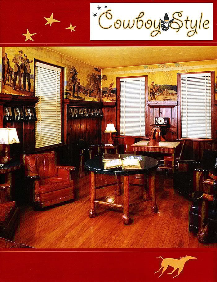 This roomscape was created by Molesworth for the Kalif Temple in Sheridan, Wyoming. Courtesy Kalif Temple