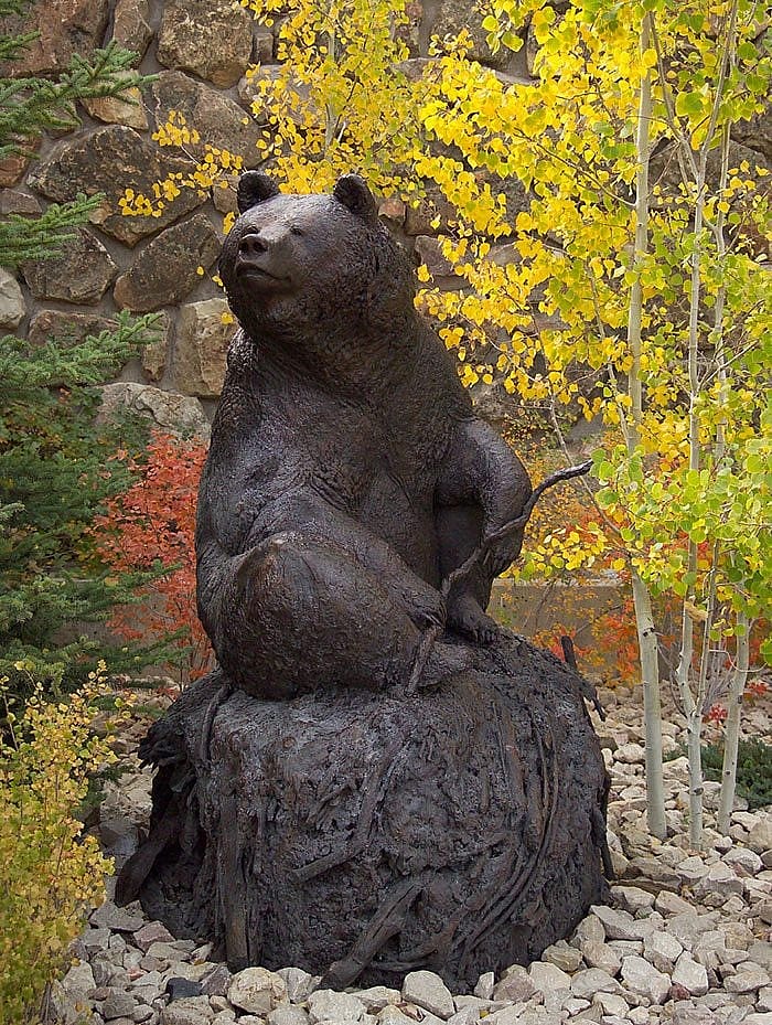 Michael Coleman (b. 1946), "Big Hal," 2003. Bronze, 84 x 55 x 60 inches. Gift of Jim and Kathy Taggart, 6.04.