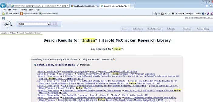 Archon McCracken Home Page-Indian Search