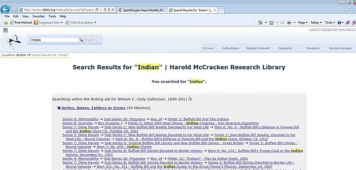 Archon McCracken Home Page-Indian Search