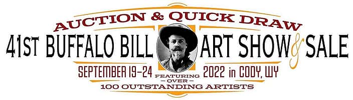 Buffalo Bill Art Show & Sale logo, 2022