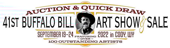 Buffalo Bill Art Show & Sale logo, 2022