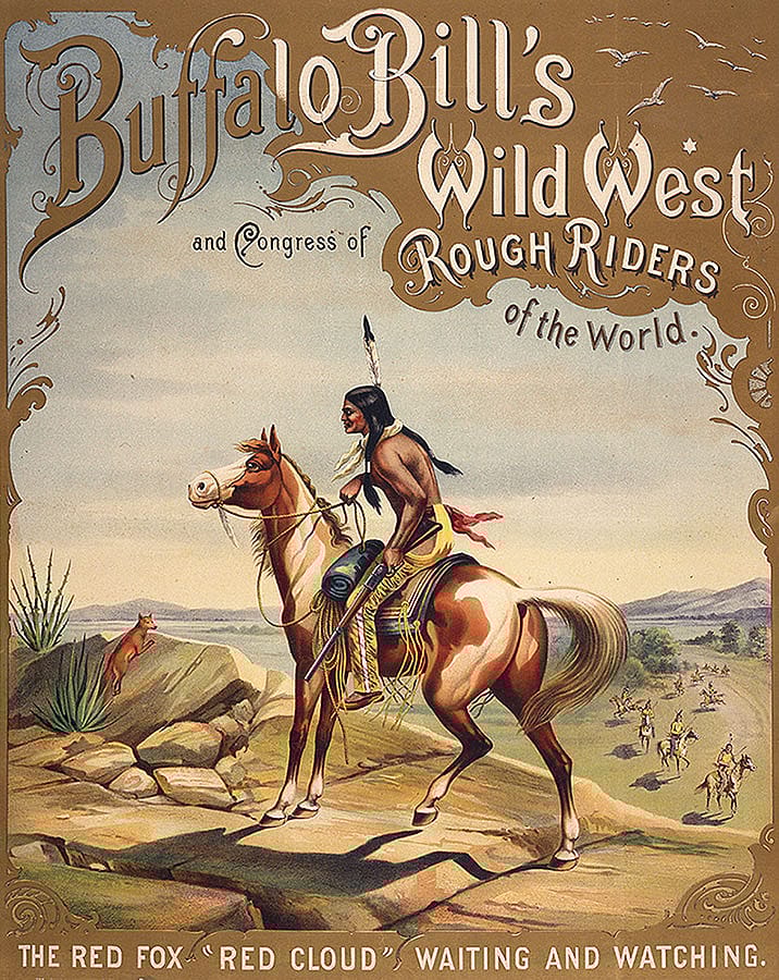 The Red Fox "Red Cloud" Waiting and Watching, ca. 1888. A. Hoen & Co., Baltimore. Original colored lithograph poster, 24.125 x 19.25 inches. Gift of the Coe Foundation. 1.69.443