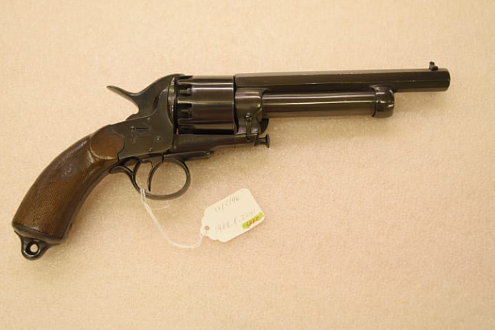LeMat revolver, ca. 1856-1865. Gift of Olin Corporation, Winchester Arms Collection. 1988.8.2241