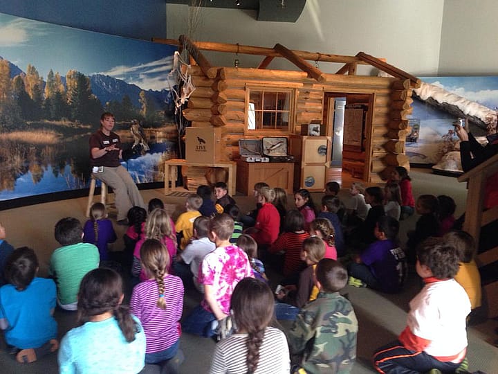 Melissa & Isham with Ms. Krejci's class.