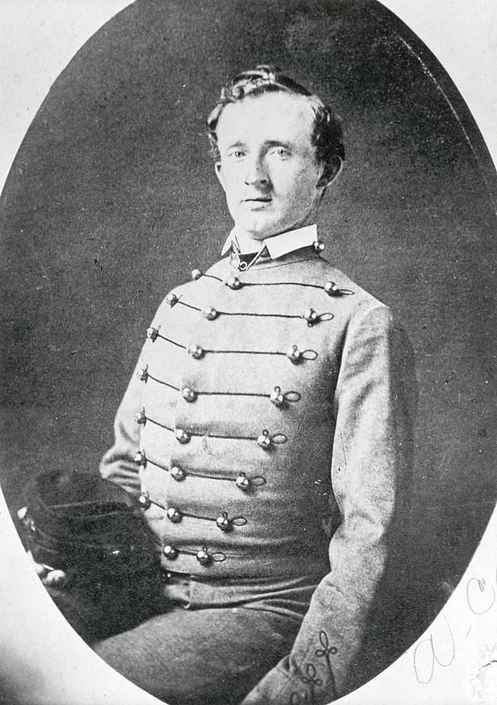 West Point Cadet George Armstrong Custer, ca. 1857. MS 71 Vincent Mercaldo Collection, McCracken Research Library. P.71.233