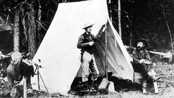 Yellowstone National Park campers. NPS photo.