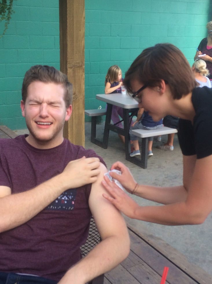 Education intern and man about town Levi Meyer receives his first tattoo and learns that beauty comes with a price.