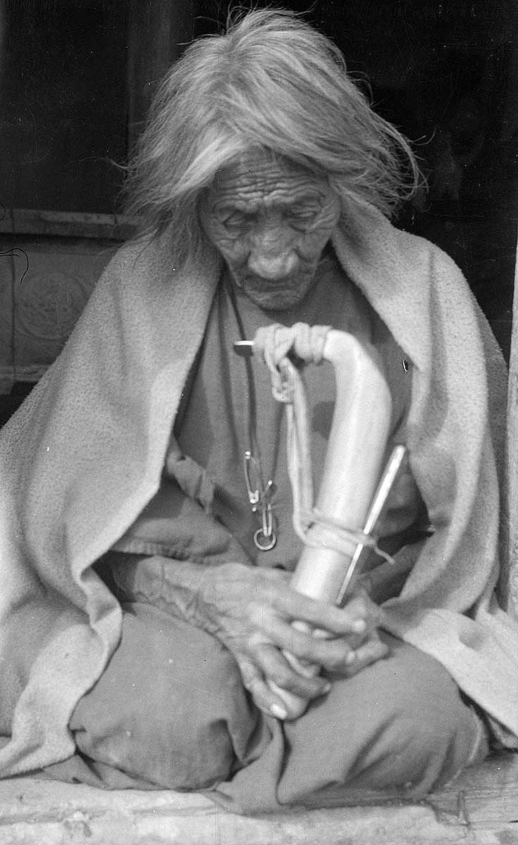 Iron Teeth, ca. 1920. Dr. Thomas Marquis black and white photograph. MS 165 Thomas Marquis Collection. P.165.1.77