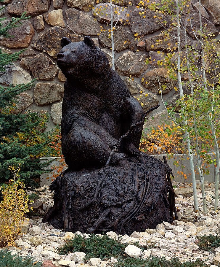 "Big Hal" by Michael Coleman. This sculpture is currently located at Cody's Yellowstone Regional Airport. 6.04