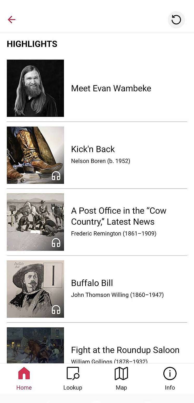 Screenshot, Curated by Community exhibit by Evan Wambeke in Bloomberg Connects.