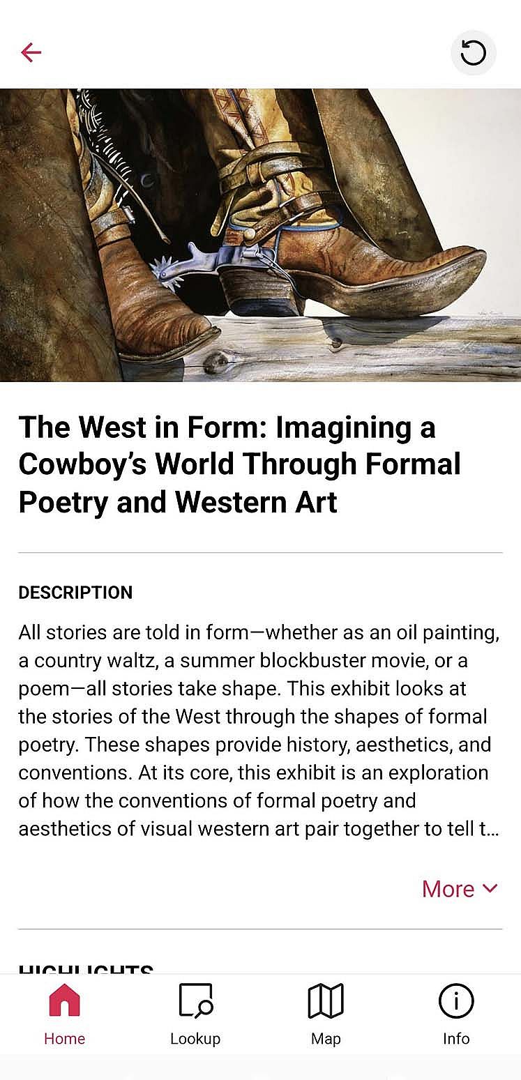 Screenshot, Curated by Community exhibit by Evan Wambeke in Bloomberg Connects.