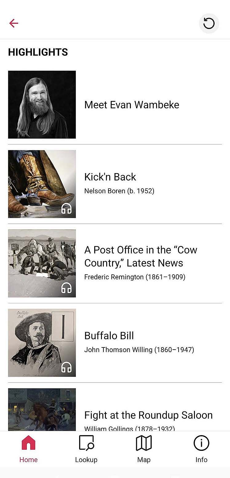 Screenshot, Curated by Community exhibit by Evan Wambeke in Bloomberg Connects.
