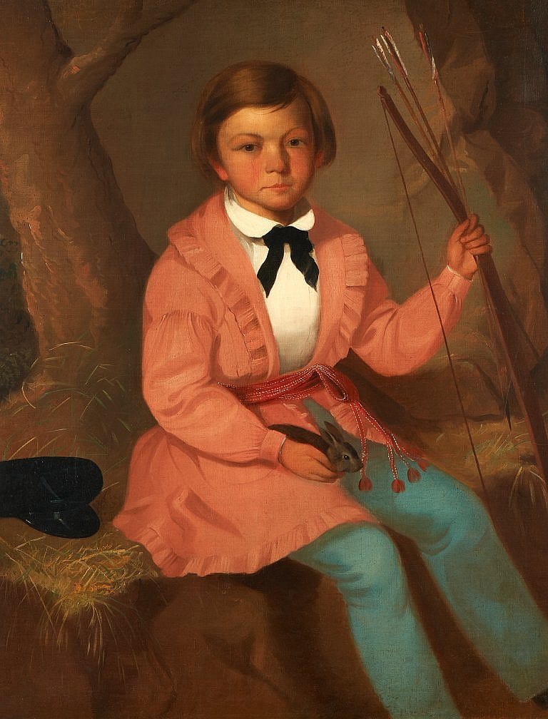 Figure 4. John Mix Stanley. Lewis Anderson Ross, 1844. Oil on canvas. Gilcrease Museum, Tulsa, Oklahoma.