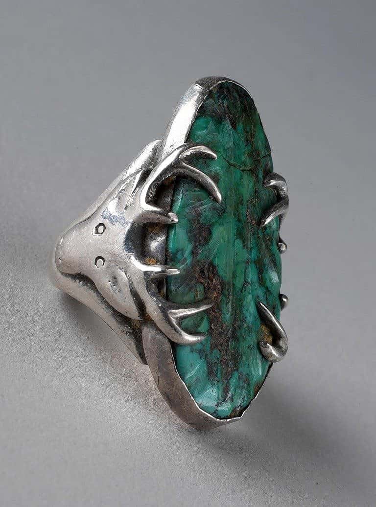 Stag Ring, Southwest, 1954. Gift of Jo and Warren Buxton, Phoenix, Arizona. NA.203.1049.2 