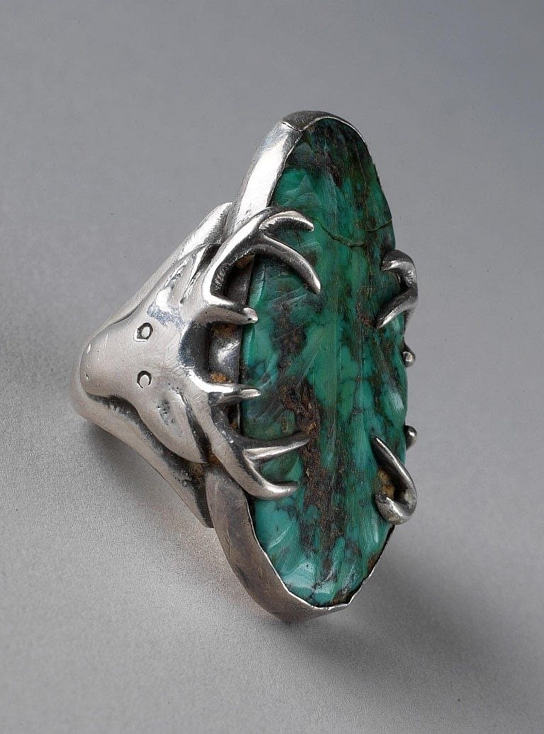 Stag Ring, Southwest, 1954. Gift of Jo and Warren Buxton, Phoenix, Arizona. NA.203.1049.2 