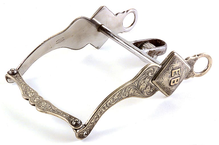 Engraved metal bit, ca. 1935. Edward H. Bohlin, Inc. Gift of H.P. Skoglund. 1.69.821C