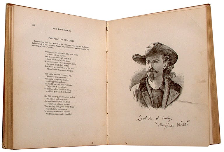 Jack Crawford's poem "Farewell to Our Chief" in "The Poet Scout."