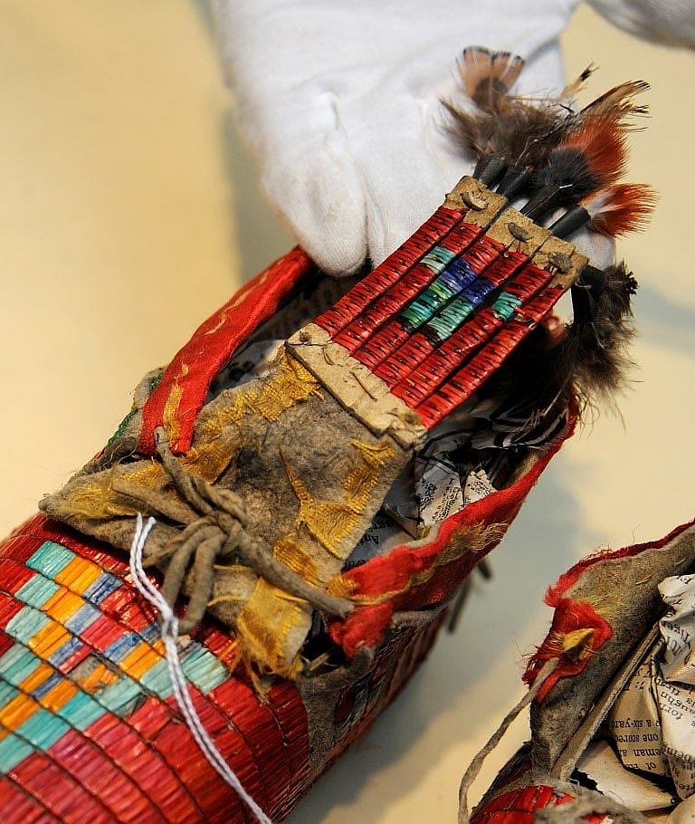 Moccasins from the Paul Dyck Plains Indian Buffalo Culture Collection