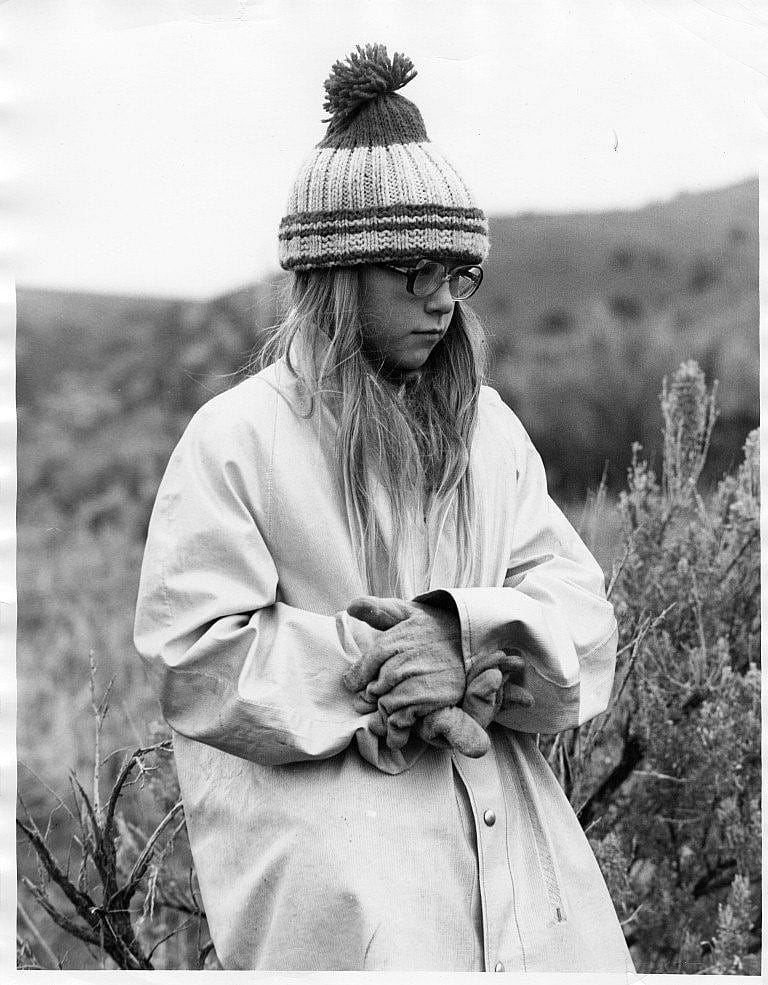 Girl with Knit Hat, Curtis Ranch Branding