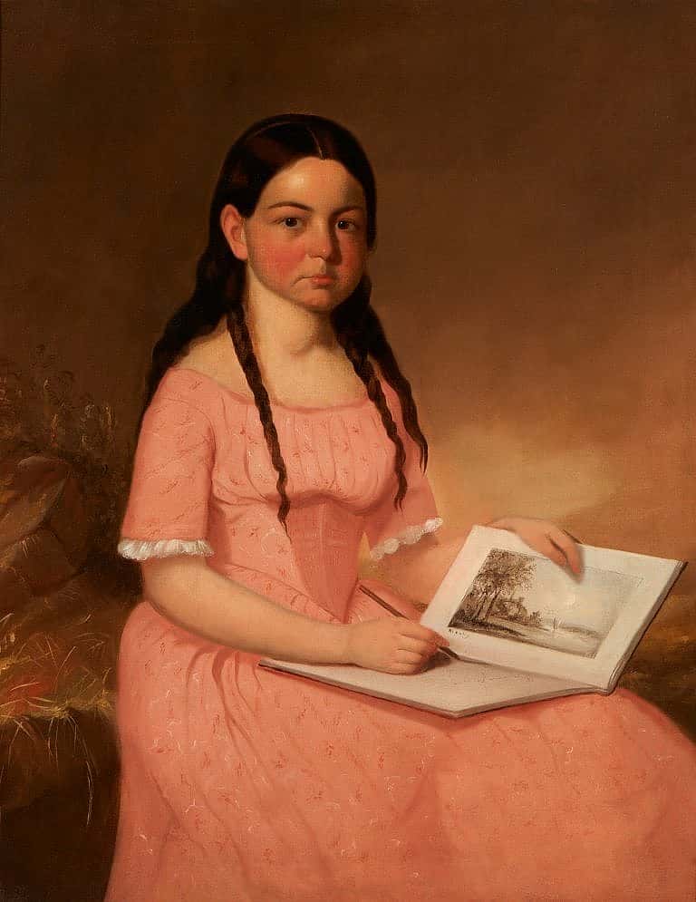Figure 3. John Mix Stanley. Eleanora C. Ross, 1844. Oil on canvas. Gilcrease Museum, Tulsa, Oklahoma.