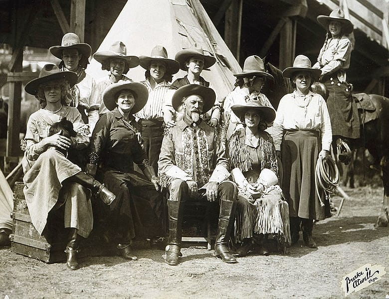 Did the ladies of the Wild West seek Buffalo Bill's beauty secrets, too? Burke & Atwell, Chicago, ca. 1916. MS 6 William F. Cody Collection. P.69.790