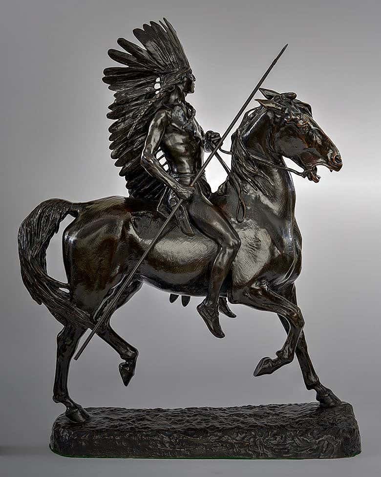 A Treasure from Our West: "Indian Warrior" by Alexander Phimister Proctor. 4.08.2