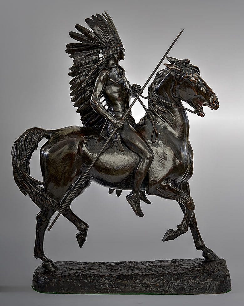 A Treasure from Our West: "Indian Warrior" by Alexander Phimister Proctor. 4.08.2