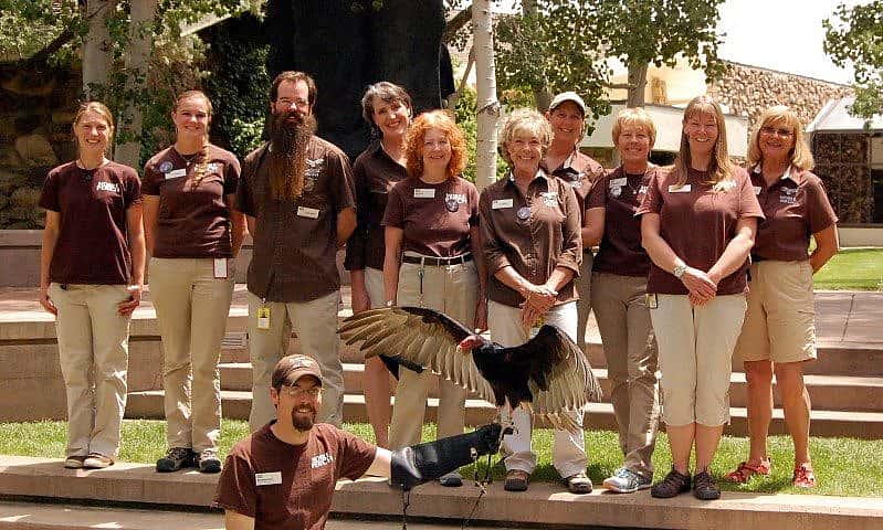 Staff & volunteers of The Raptor Experience