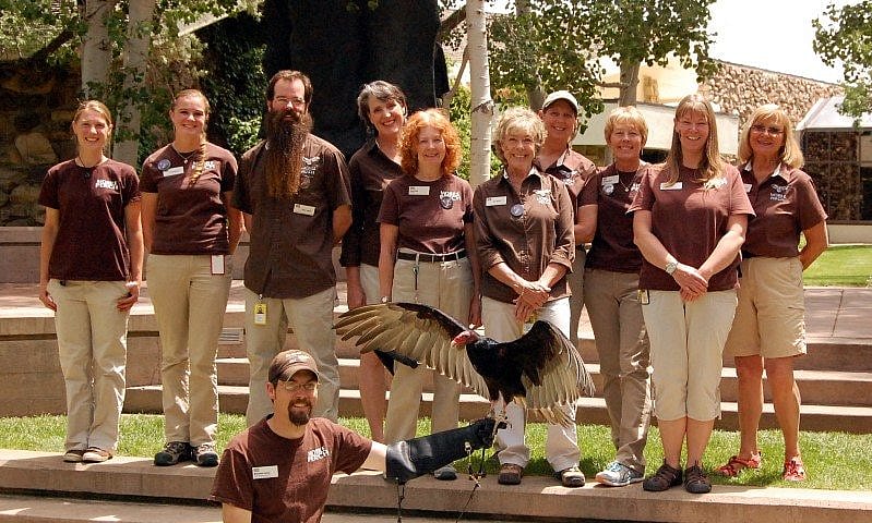 Staff & volunteers of The Raptor Experience