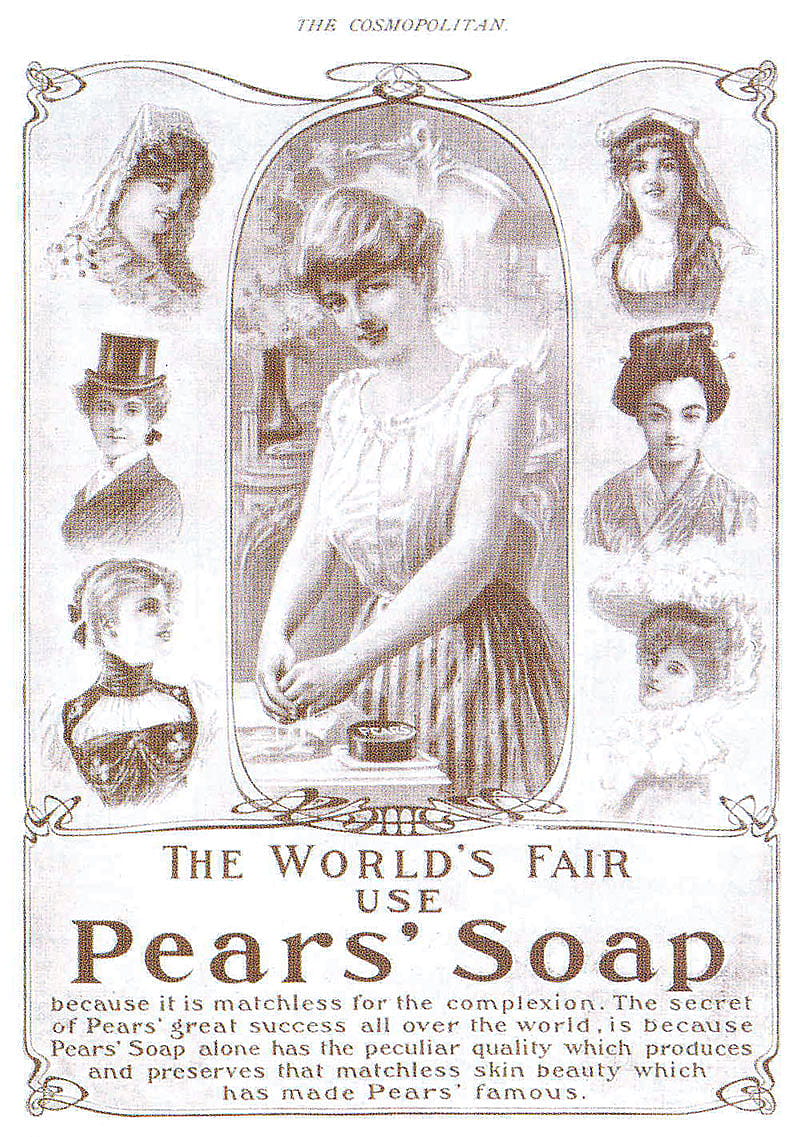 In this July 1904 ad, "Cosmopolitan" magazine knew beauty hints were a good sell.