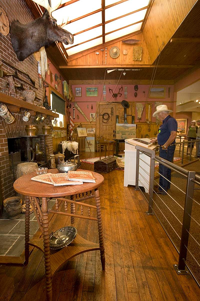 New interactive elements in the Remington Studio add for visitor enjoyment.