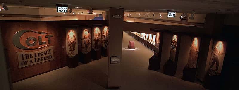 Entrance to the 2003 special exhibition "Colt: The Legacy of a Legend" in the Special Exhibitions Gallery of the Buffalo Bill Center of the West.