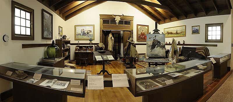 Former W.H.D. Koerner studio installation in the Whitney Western Art Museum.