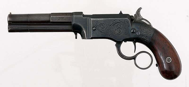 Smith & Wesson Magazine Lever Action Patent February 14, 1854. 1988.8.418