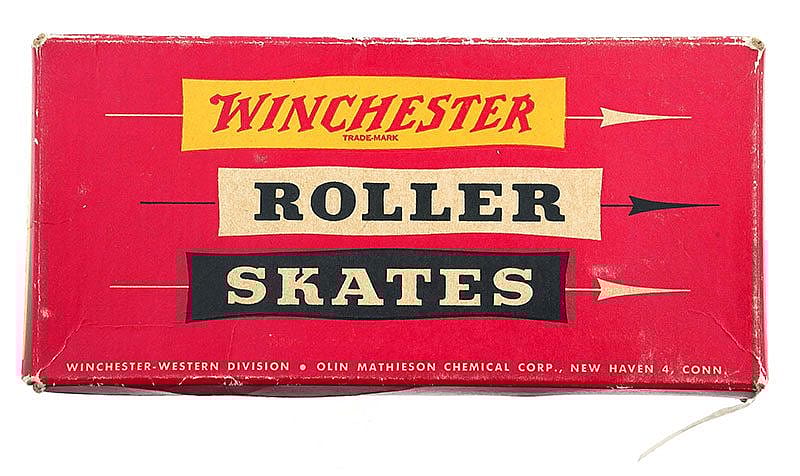 A Treasure from our West: Original box for Winchester roller skates. 1983.3.27
