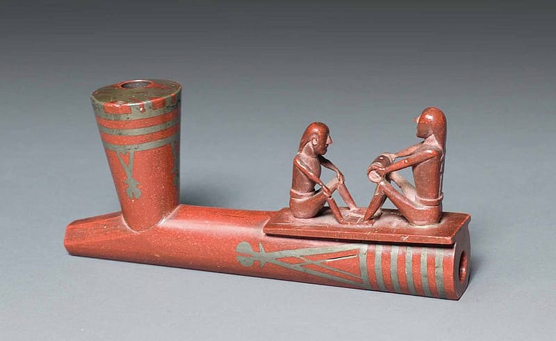 Sioux pipe bowl, ca. 1860s. From 'Spendid Heritage.' WC8810034