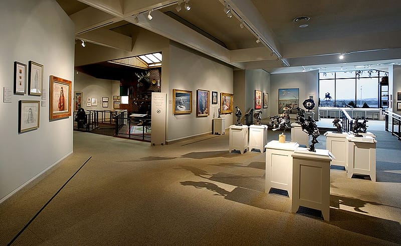 Just a portion of the Whitney Western Art Museum.
