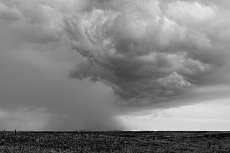 The billowy clouds of a storm brewing, Laramie County, August 21, 2013. Michael Berman photo.