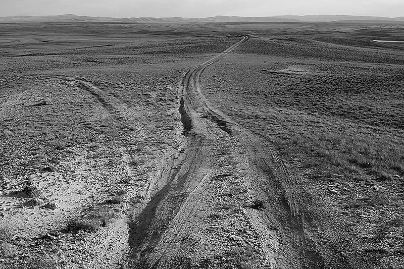 Desolate road in Carbon County, June 13, 2013. Michael Berman photo.