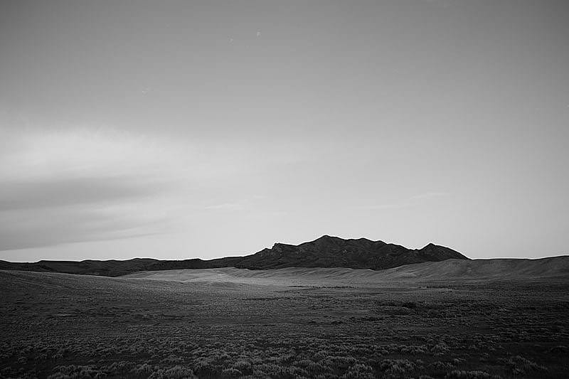 Michael Berman's photo of Garfield Peak, Natrona County, from "Wyoming Grasslands.